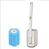 Disposable Toilet Brush Set with Replacement Heads Long Handle Automatic Lid Cleaner Brush Bathroom Hygiene Cleaning Tool Kit