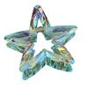 1Pc Crystal Candy Colored Hair Clip Dazzling Hollowed Out Five Pointed Star Hair Claw Stylish Elegant Acrylic Barrettes For Women Girls