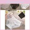 Elegant Transparent Lace Panties For Women Summer Lightweight Cotton Lined Mid Rise Triangular Design