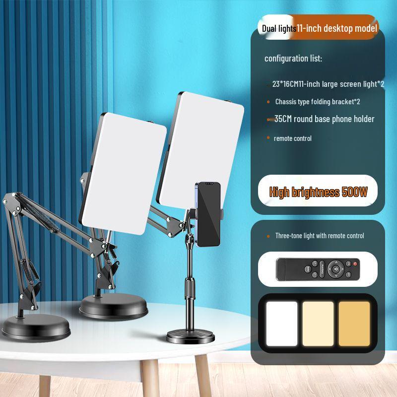 800W LED Soft Light Panel for Photography & Beauty Live Streams