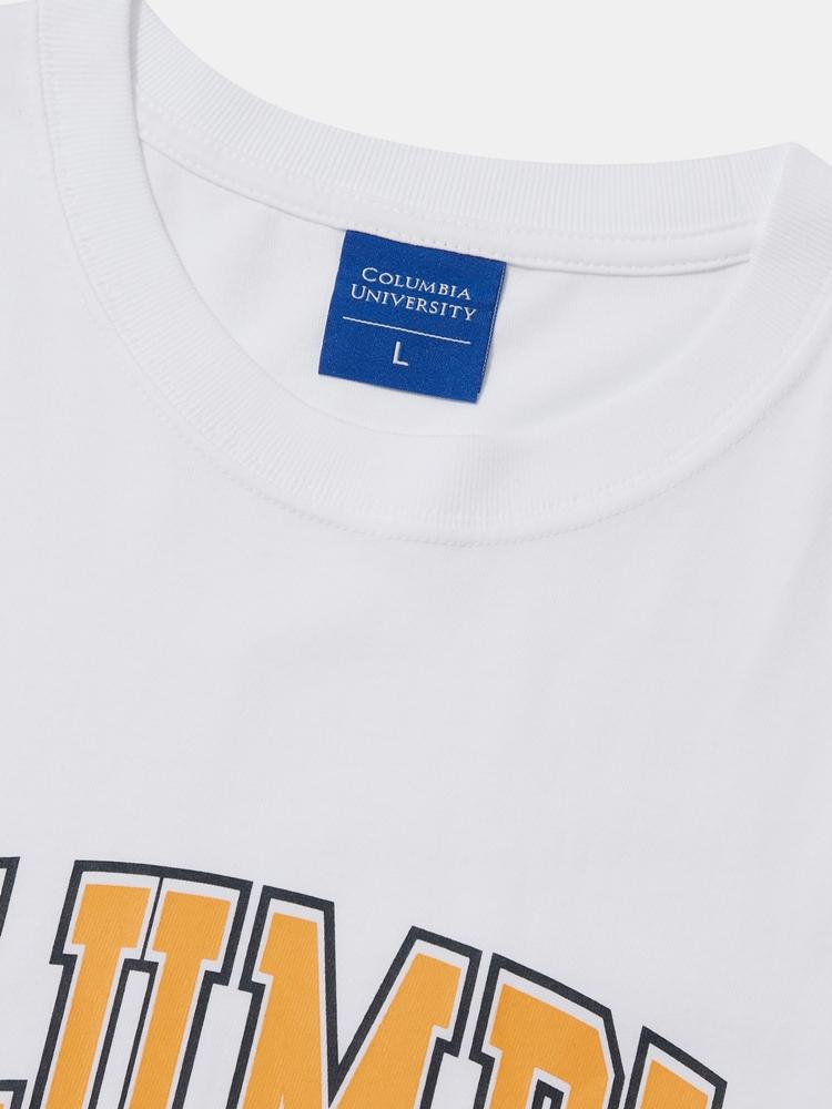 COLUMBIA UNIVERSITY Cu 1754 Arch Logo T-Shirts White