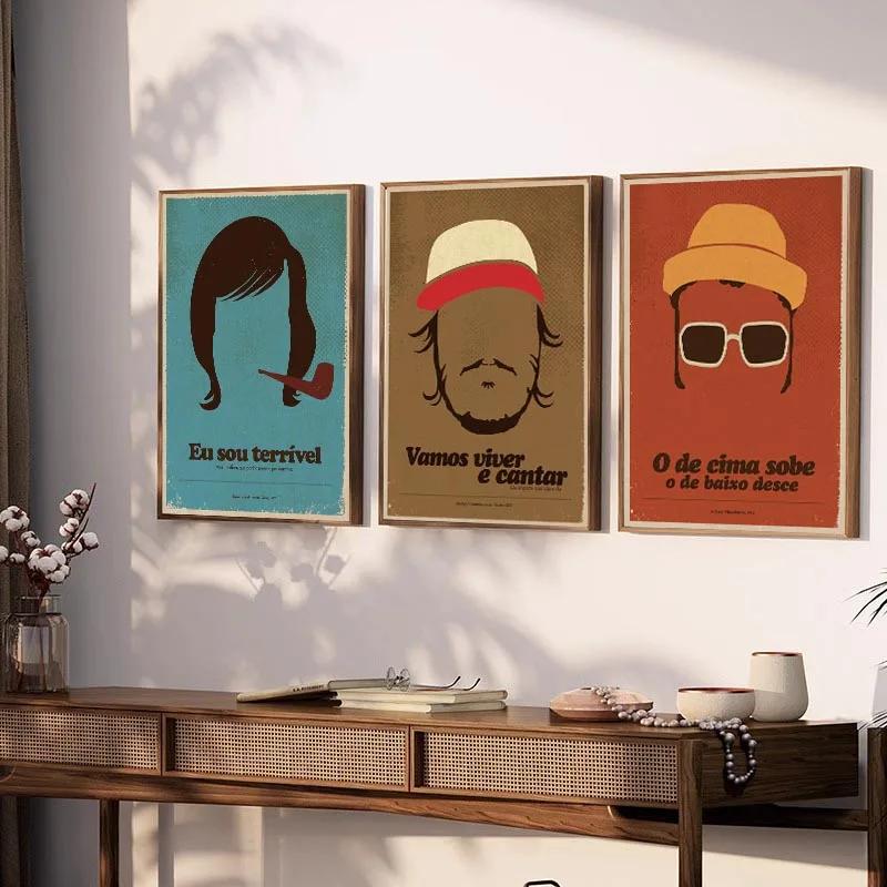 Minimalist Posters by Great Brazilian Artists Classics Brazilian Popular Music Canvas Painting Wall Art Singer Picitures Prints