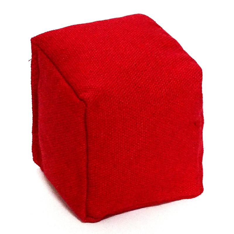 Hand-Sewn Cartoon Beanbag for Kids - Durable Canvas with Rice Husk Filling, Perfect for Kindergarten and Outdoor Sports