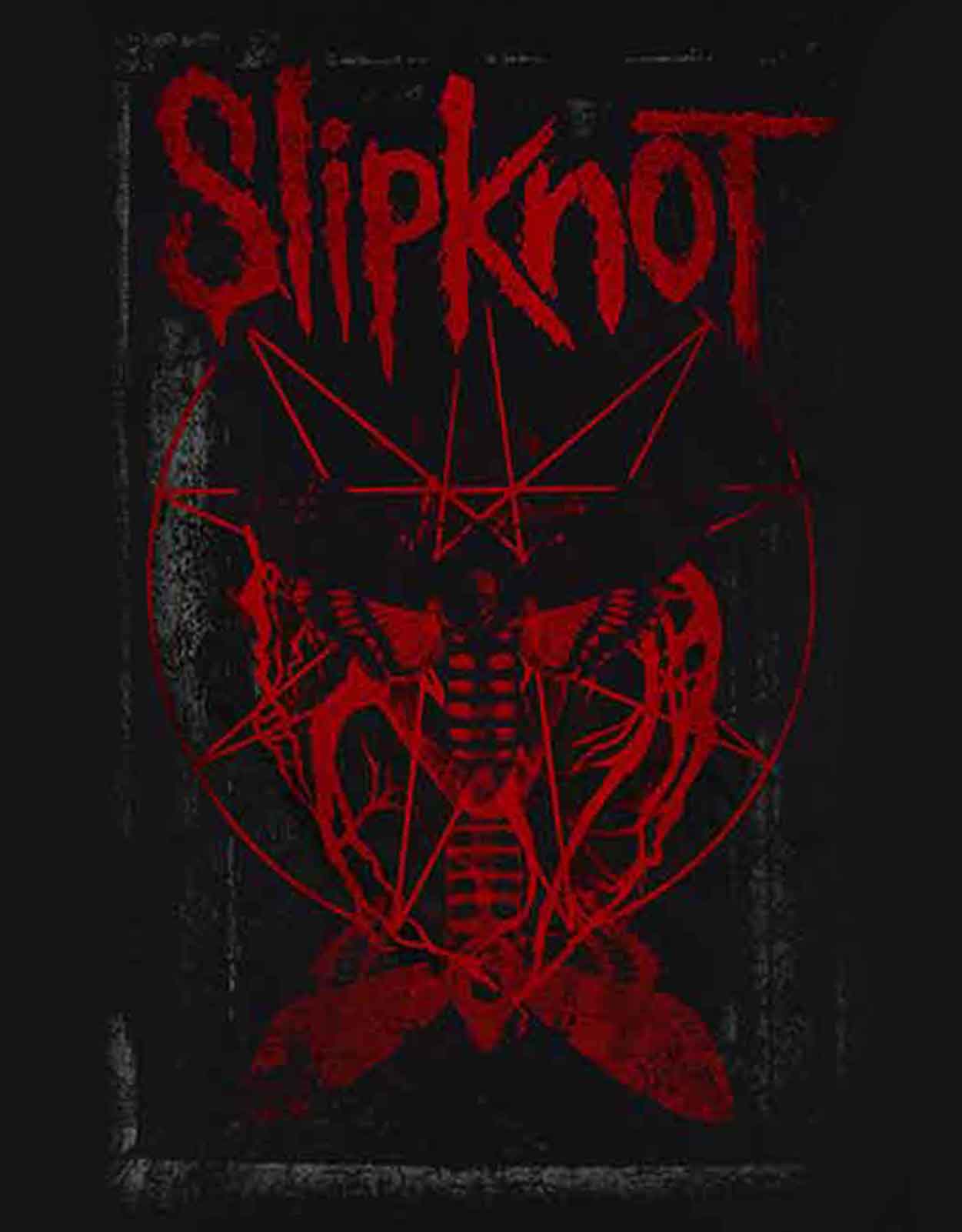 Slipknot T Shirt Dead Effect Band Logo Gray Chapter Official Mens New Black XL