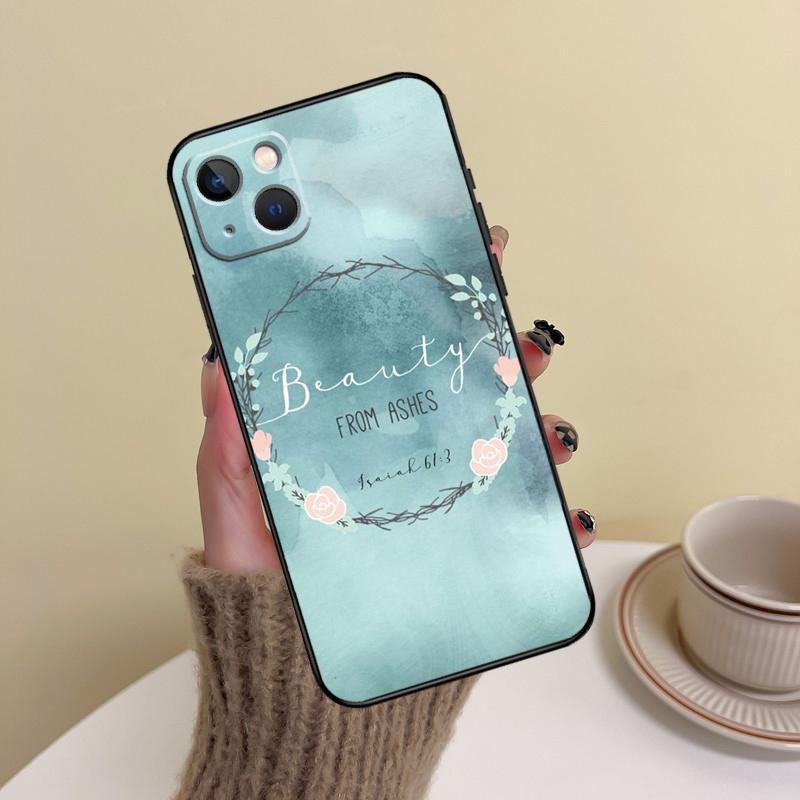 

Christian Scripture Phone Case For iPhone 15 14 13 12 11 16 Pro Max Mini X XS XR Max 7 8 Cover Funda iPhone 15 Pro
