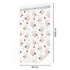 Owls with leaves wallpaper for living room and bedroom 50x1000