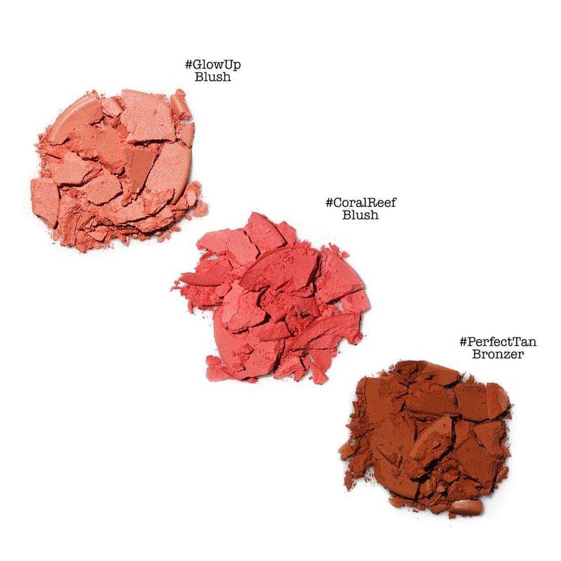 TheBalm - "theBalm Voyage" Trio Puder Tropikalny Z 2 Różami i 1 Bronzerem