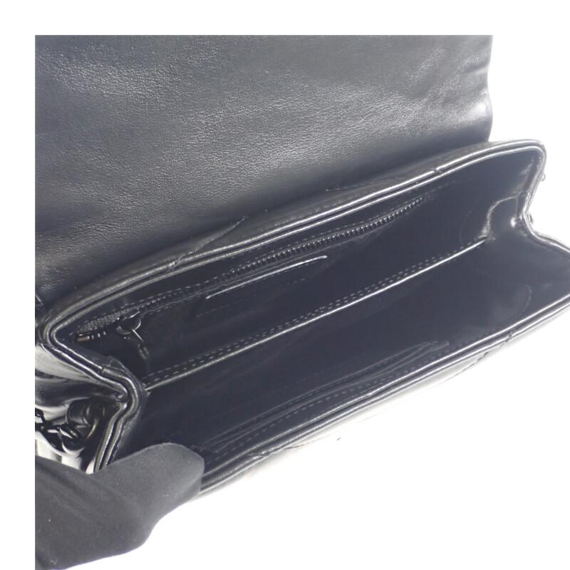 Saint Laurent 630951_DV708_1000 Torba na ramię czarna Skóra cielęca Kobiety