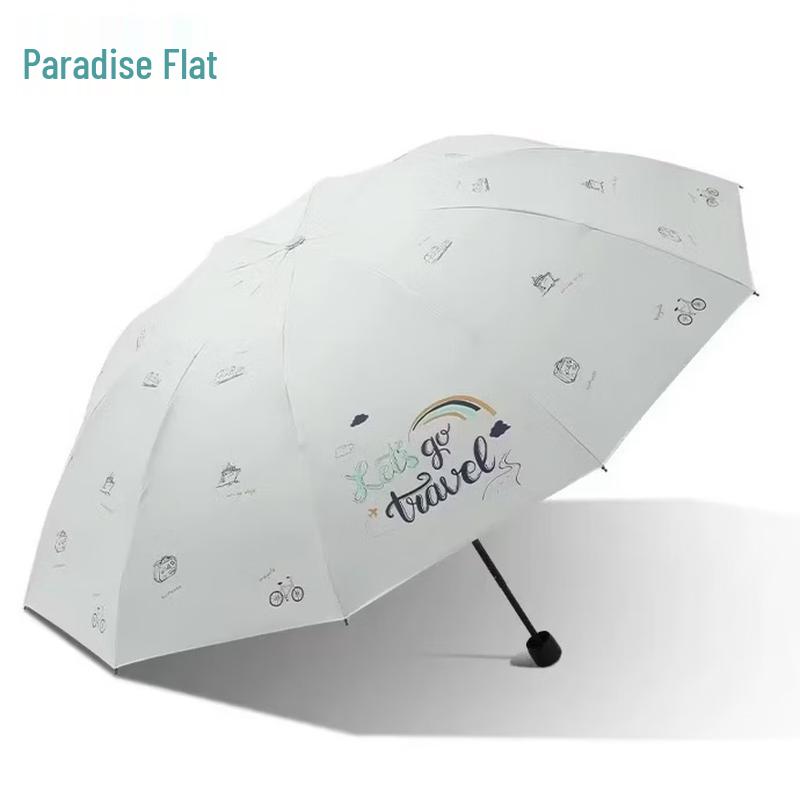 Paradise Umbrella Portable UV-Protection Sun & Rain Umbrella