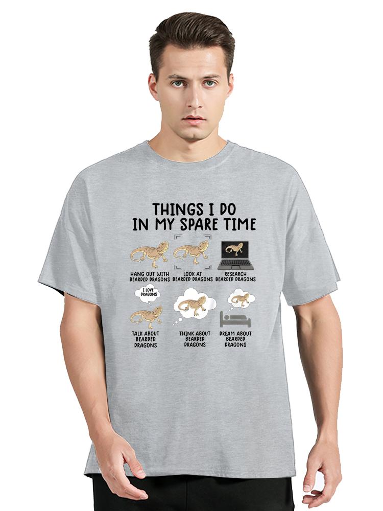 Funny Bearded Dragon T Shirt Graphic Cotton Tshirt Streetwear Short Sleeve Birthday Gifts Summer Style T-shirtunisex Clothing