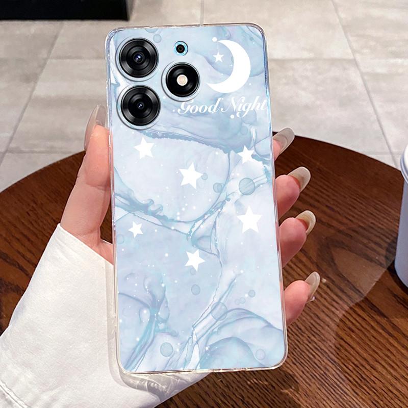 For Tecno Spark 10 Pro Case KI7 Silicone Aesthetic Cute Cat Back Cover for Techno Spark 10 Pro Transparent Soft Phone Case