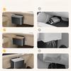 Car Trash Can For Pessenger Seat Leather PP Auto Mini Garbage Bin and Organizer Clean and Tidy Interiors