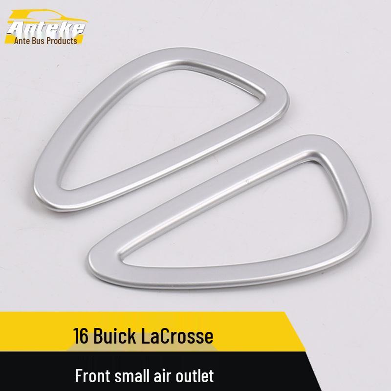 Fits 16 Buick Regal Models: Front Air Outlet Decorative Frame & Center Console Dashboard Air Conditioning Sticker
