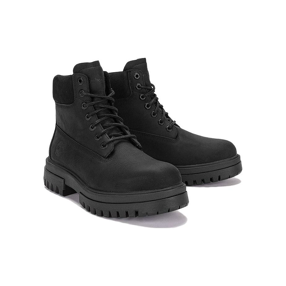 Timberland Atmungsaktive Wasserdichte Bequeme Runde Zehenpartie Hoher Schaft Outdoor-Stiefel Herrenstiefel Schwarz A5YMN