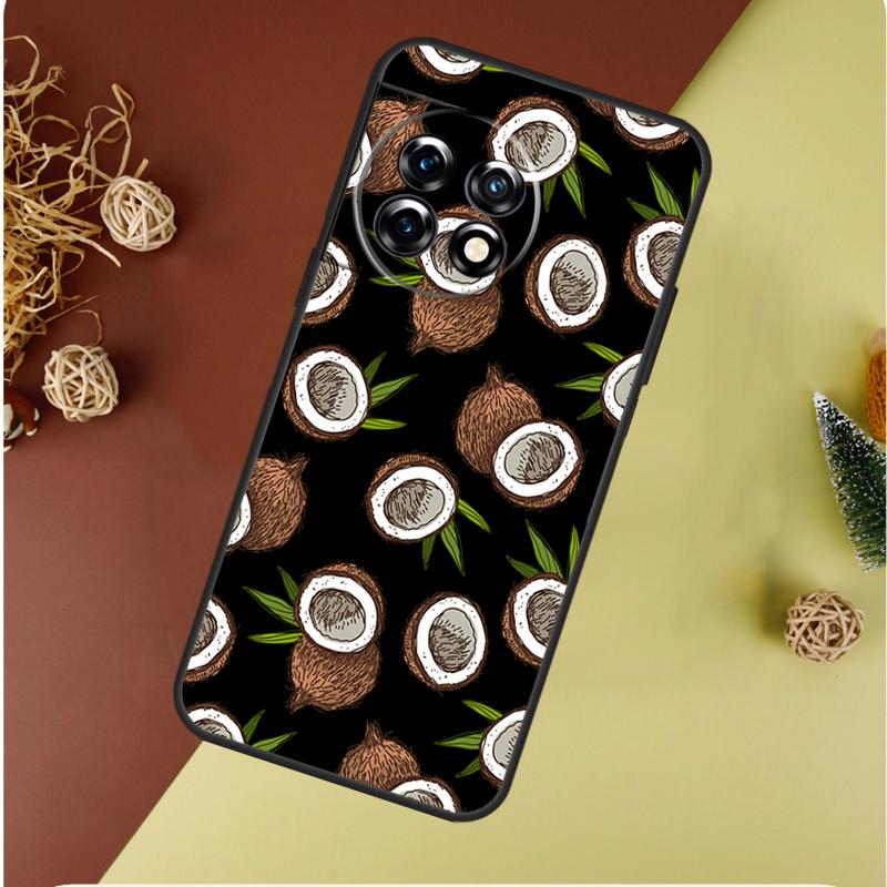 

Summer Fruit Coconut For OnePlus Nord 4 CE 3 2 Lite N20 N30 9 10 Pro 8T 9RT 10T 10R 13R 12R 11 12 13 Phone Case For OnePlus 13R