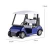 Golf Car Alloy Model with Pull-Back Function - Cute Design, 3 Colors, Mixed Pack.