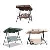 3-Seat Swing Canopy Garden Swing Chair Cover Easy To Clean Replacement Top Cover Waterproof And Dirt-resistant
