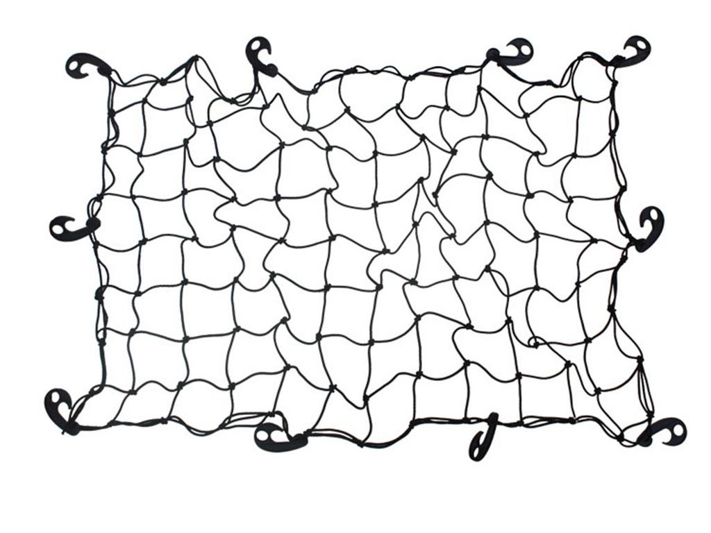 

Багажная корзина Magideal Universal для крыши с грузовой сеткой, сверхпрочная, 10 крючков, синяя чёрный