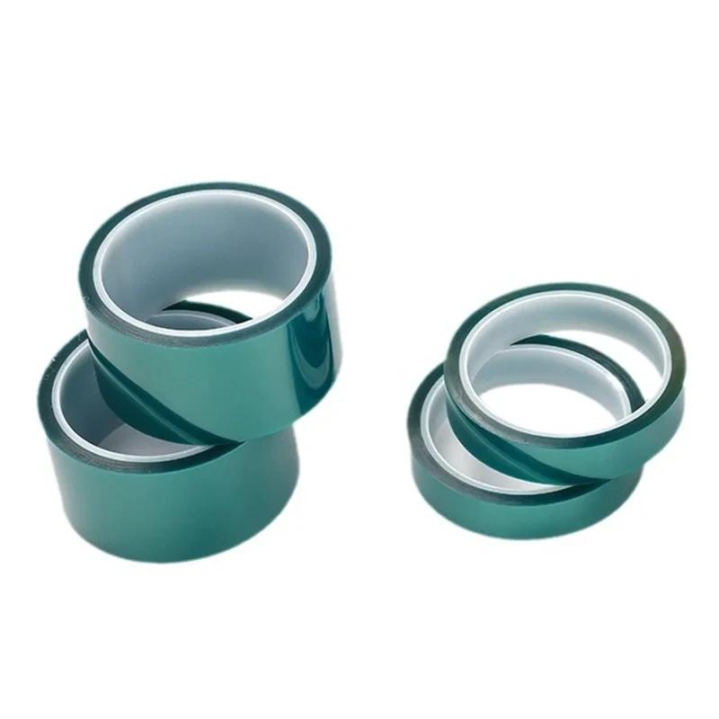 Top Quality Green Polyester High Temperature Heat Masking PET Silicone Tape For Painting Powder Coating Anodizing Circuit Boards