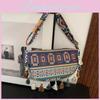Unique Special Material Dumpling Shape Shoulder Bag With Tassels For Daily Fashion