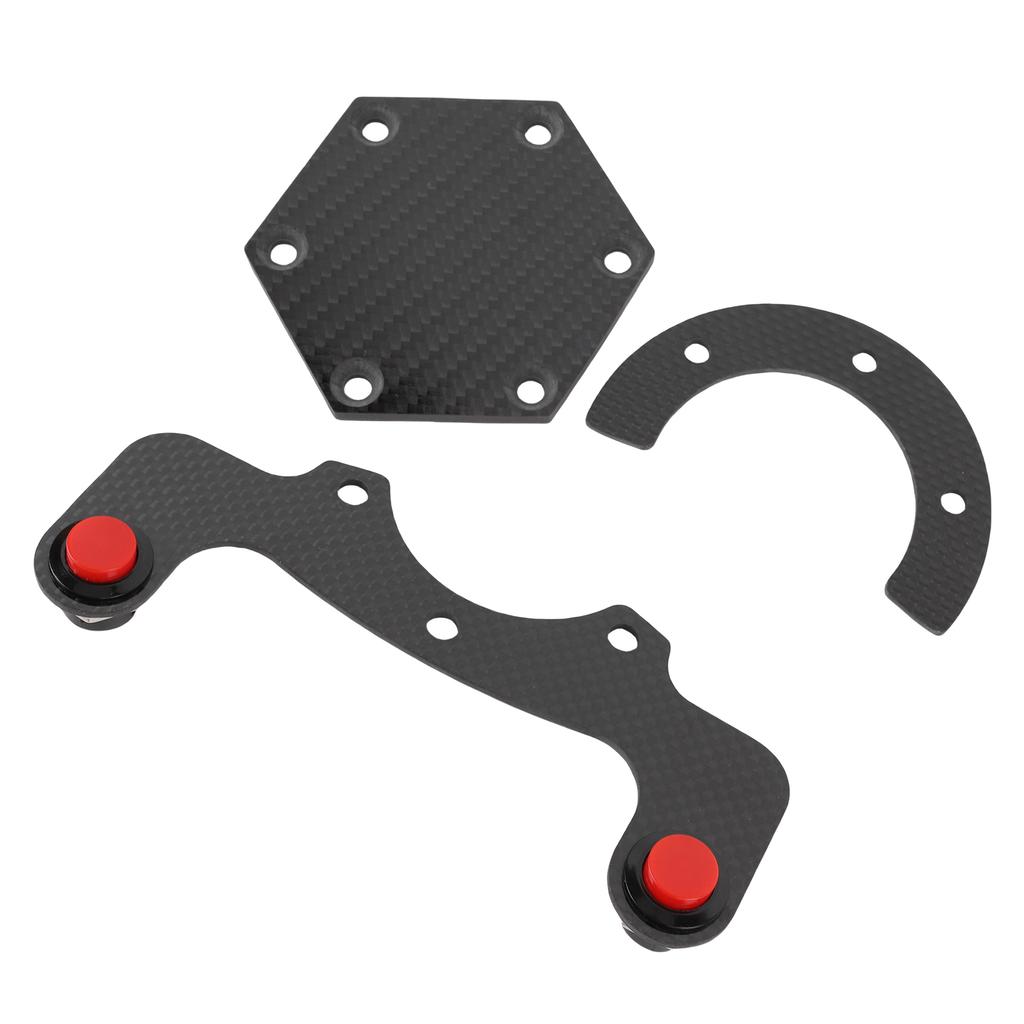 Steering Wheel Center Cap Kit High Strength Carbon Fiber 6 Hole Replacement VERTEX 6 Bolts Steering Wheels