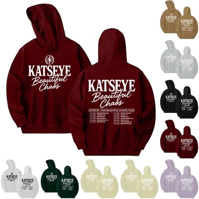 Women's Fashionable Casual Hooded Long Sleeved Printed Sweatshirt