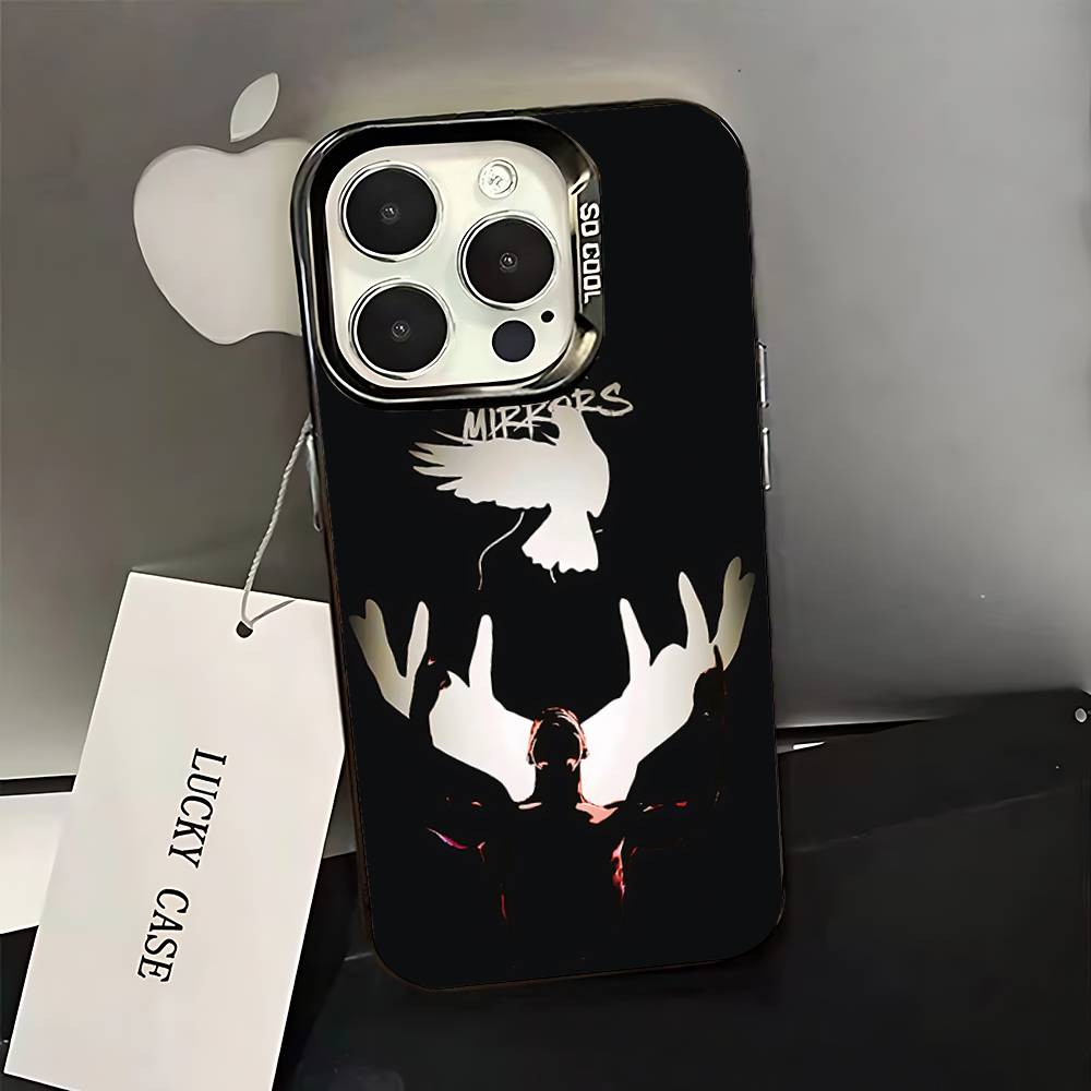 I-Imagine Band Dragons Phone Case For iPhone 16,15,14,13,12,11,Pro,XS,Max,Plus,Mini,SE Black Candy Matte Shockproof Cover