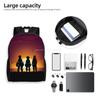 My Hero Academias Laptop Backpack Fashion Bookbag for College School Student Izuku Midoriya Katsuki Bakugo Shoto Todoroki Bag