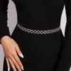 Rhinestone Waist Chain Metal Accessories Belt With Skirt Dress Waist Chain Decoration Thin Belt Tide