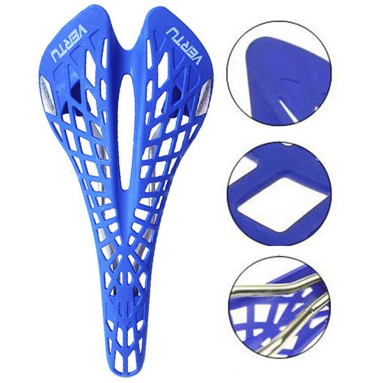 Spider Web Design Hollow Saddle Lightweight Plastic Seat for MTB Road Bicycle