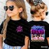 Kpop Demon Hunters Parent Child Short Sleeve Tshirt Kpop Demon Hunters Harajuku Casual Fashion Cotton Kids Cosplay Clothing