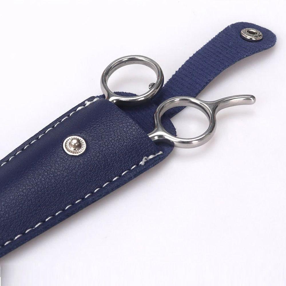 PU Leather Scissors Protective Cases Durable Scissors Cover Trimming Beauty Tools Portable Wear Resistant