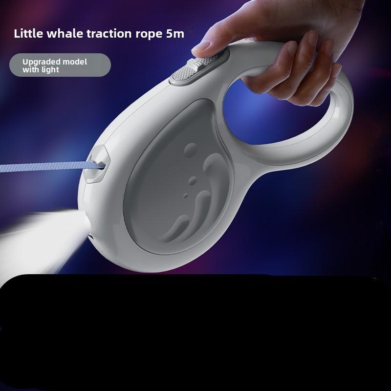 Auto Retractable Dog Traction Rope For Medium Large Dogs Nylon Abs Durable Walks