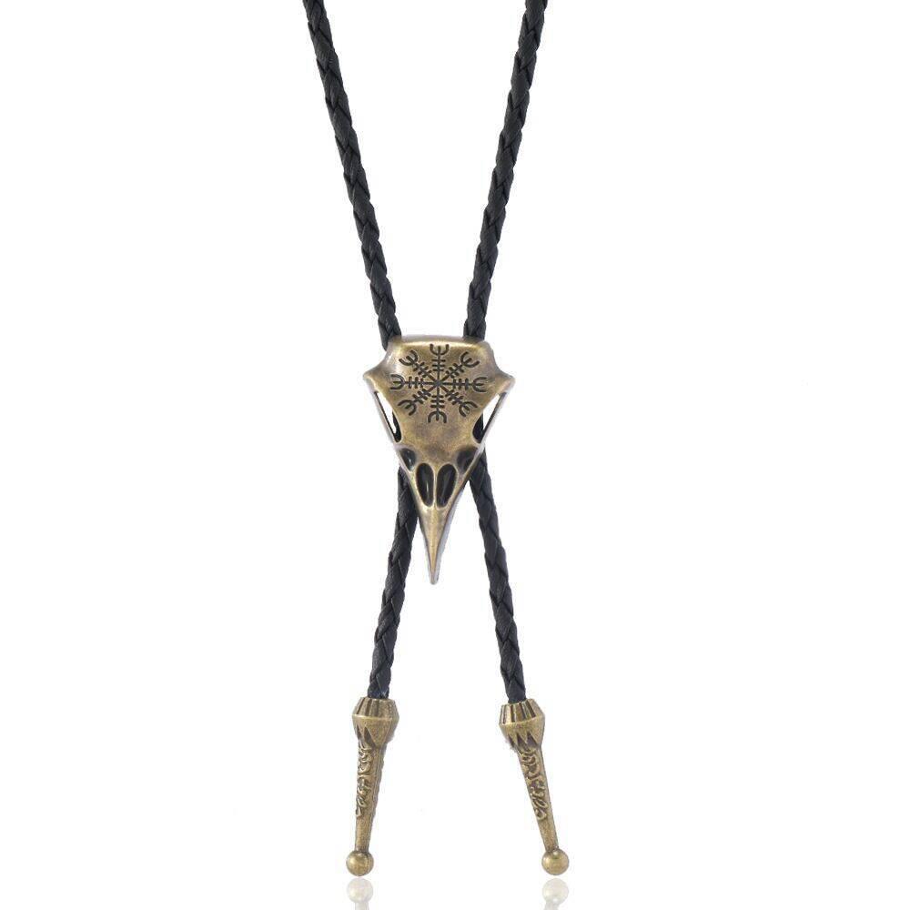 Retro Phoenix Punk Style Pendant Bolo Tie Necklace