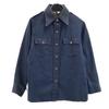 70s Long Sleeve Denim Shirt Men's Used