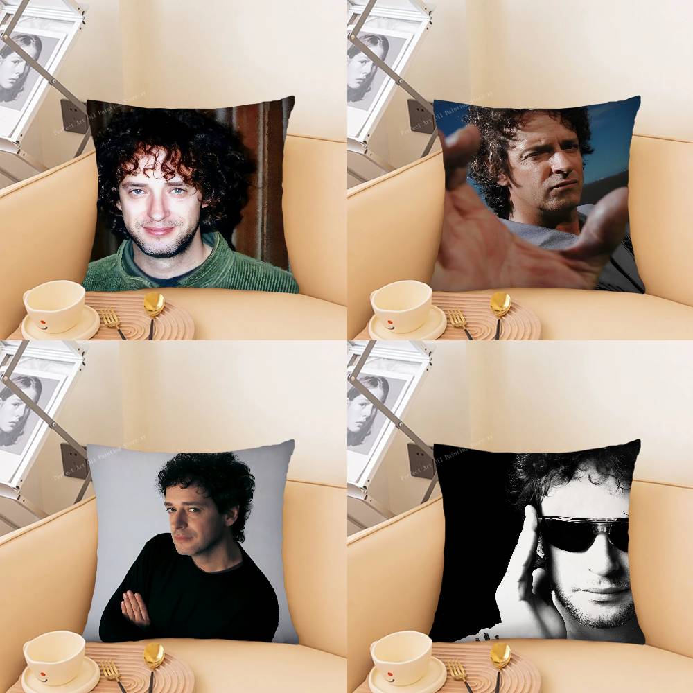 pc GGustavo Cerati Pillow Case Fashion Square Pillowcase Bedroom Sofa Room Ins Decoration Leisure