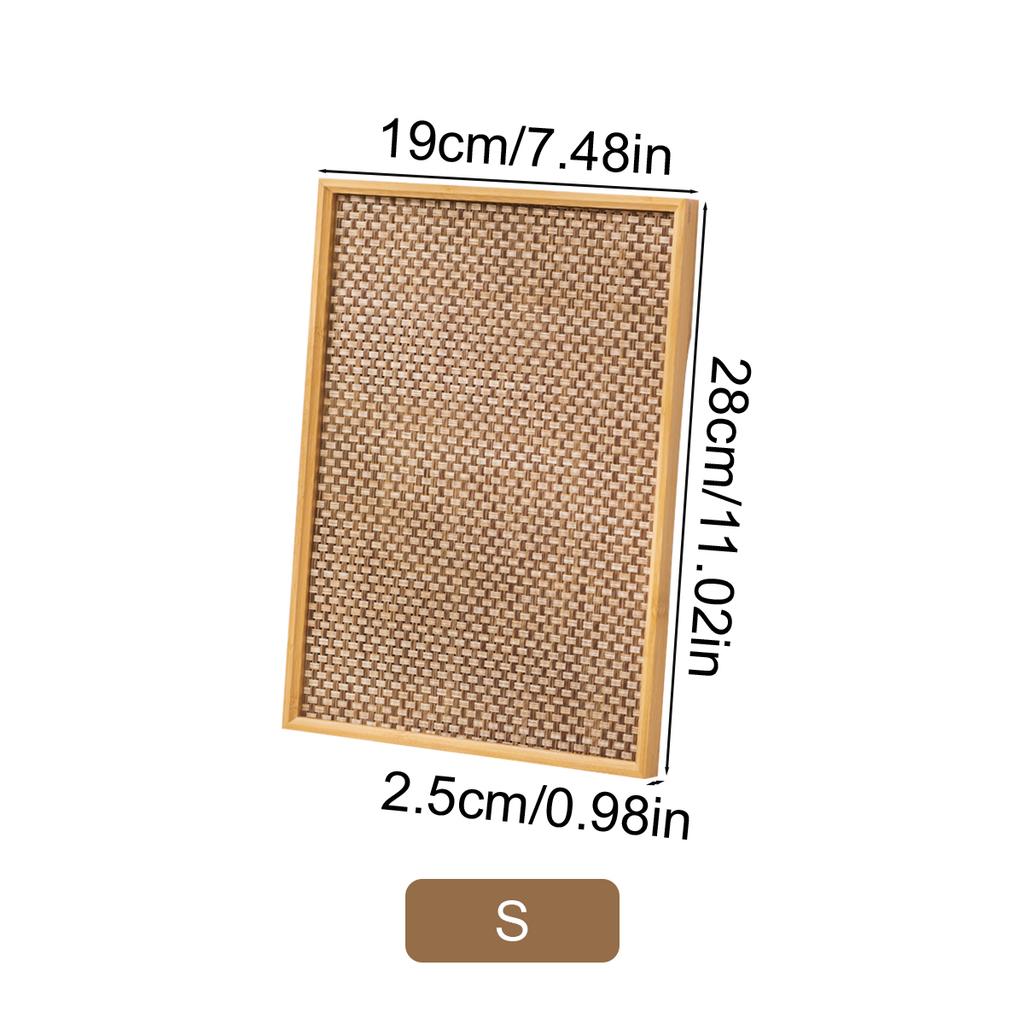 Serving tray bamboo,wooden tray with handles,natural wood printed,Organic Bamboo Serving Tray for kitchen dinner trays, tea tray