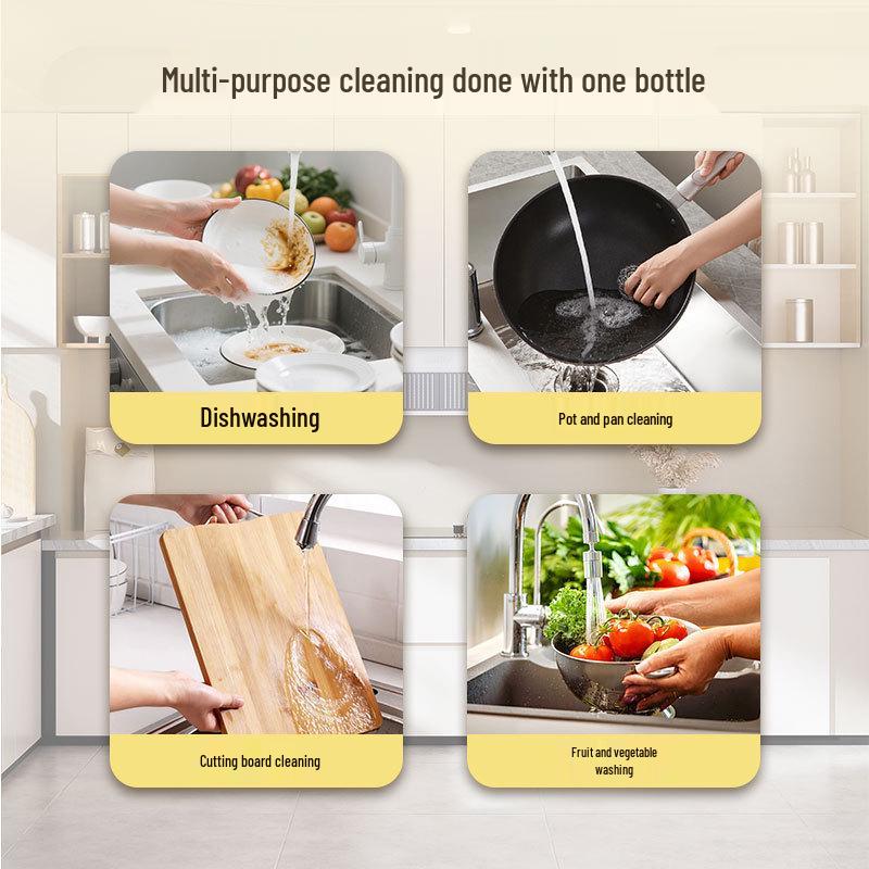 Food Grade Dish Soap for Dish, Fruit & Vegetable Cleaning – Household & Hotel Use