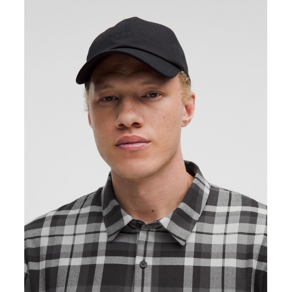 Lululemon Brushed Woven Overshirt Prospect Plaid Super Dark Misty Grey