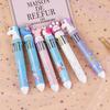 Office School Supplies Creative Cartoon Silicone 10-color Ballpoint Pen Cute Press Ballpoint Student Gift Kawai Stationery