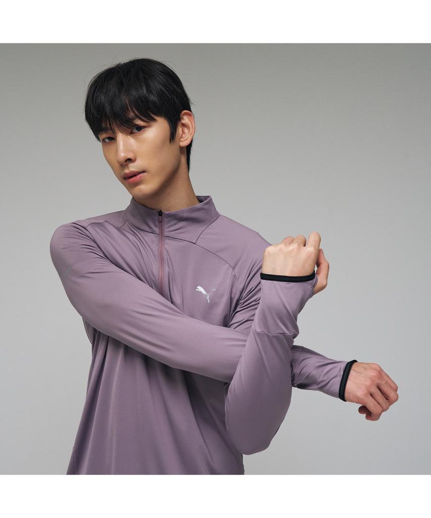 PUMA M Running Half-Zip Tee (52950002)