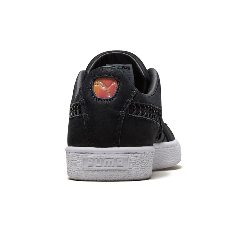 Puma Basket Comfortable Versatile Low-Top Sneakers Women sneakers Black 369318-01