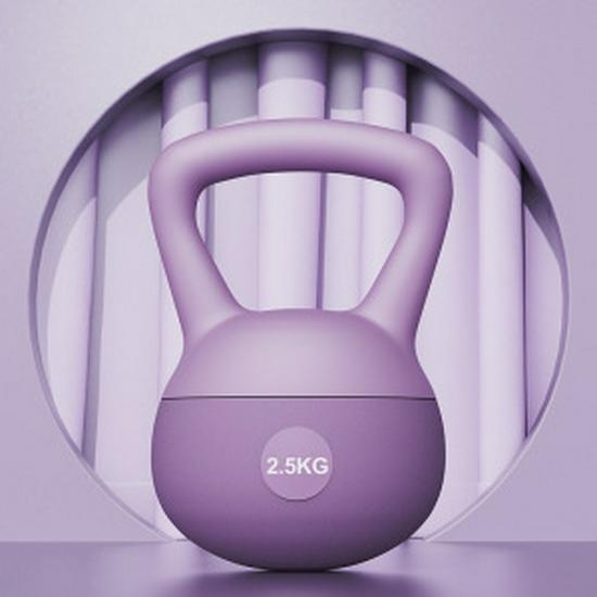Women's Soft Kettlebell for Arm Exercises, Glute Lifts, Squats, and Strength Training
