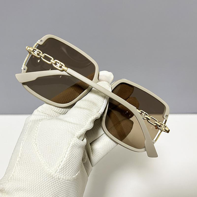 Ultra-Light Chain Plain Sunglasses, Polarized Light, Anti-Glare, Ultraviolet Sunscreen Glasses, Driving Sunglasses
