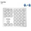 JOMAA Dual Bluetooth Rechargeable Wireless Number Pad for Office and Finance