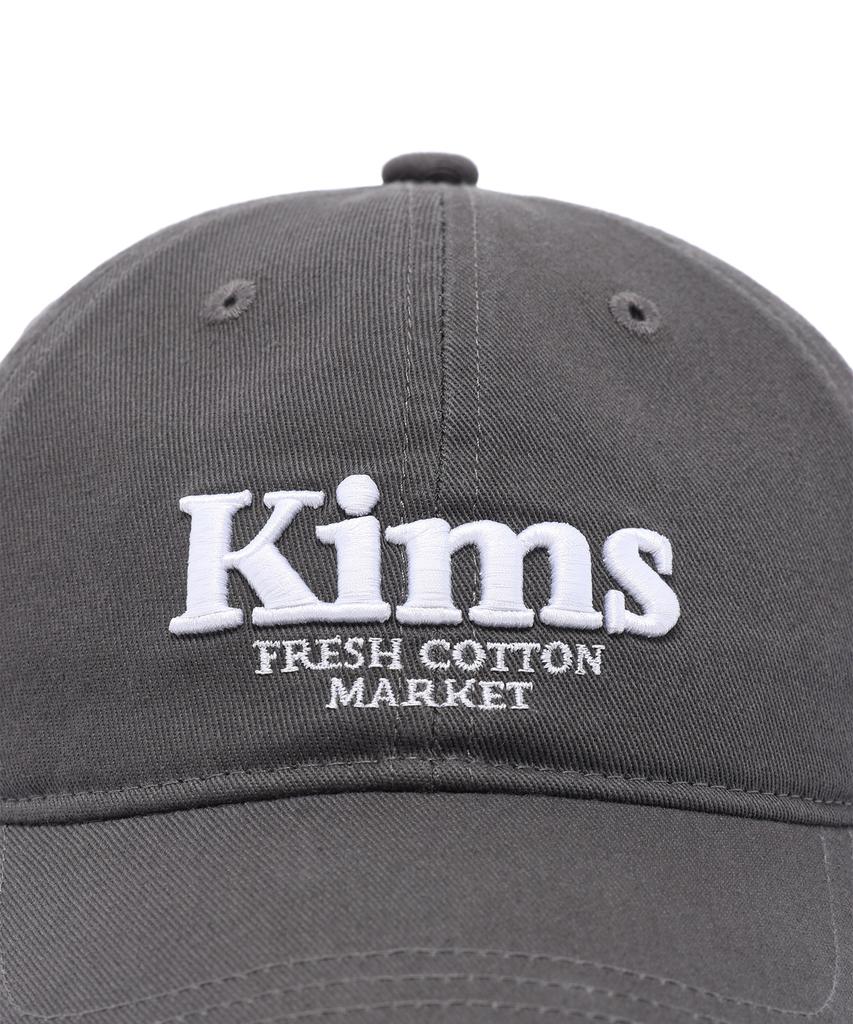 Kimseupeulesikoteunmakes Kims Bam Logo Ball Cap Charcoal