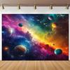 Multicolor Cosmic Tapestry: Dive into a Star - filled DreamlandWall decoration background cloth, bedroom room home decoration