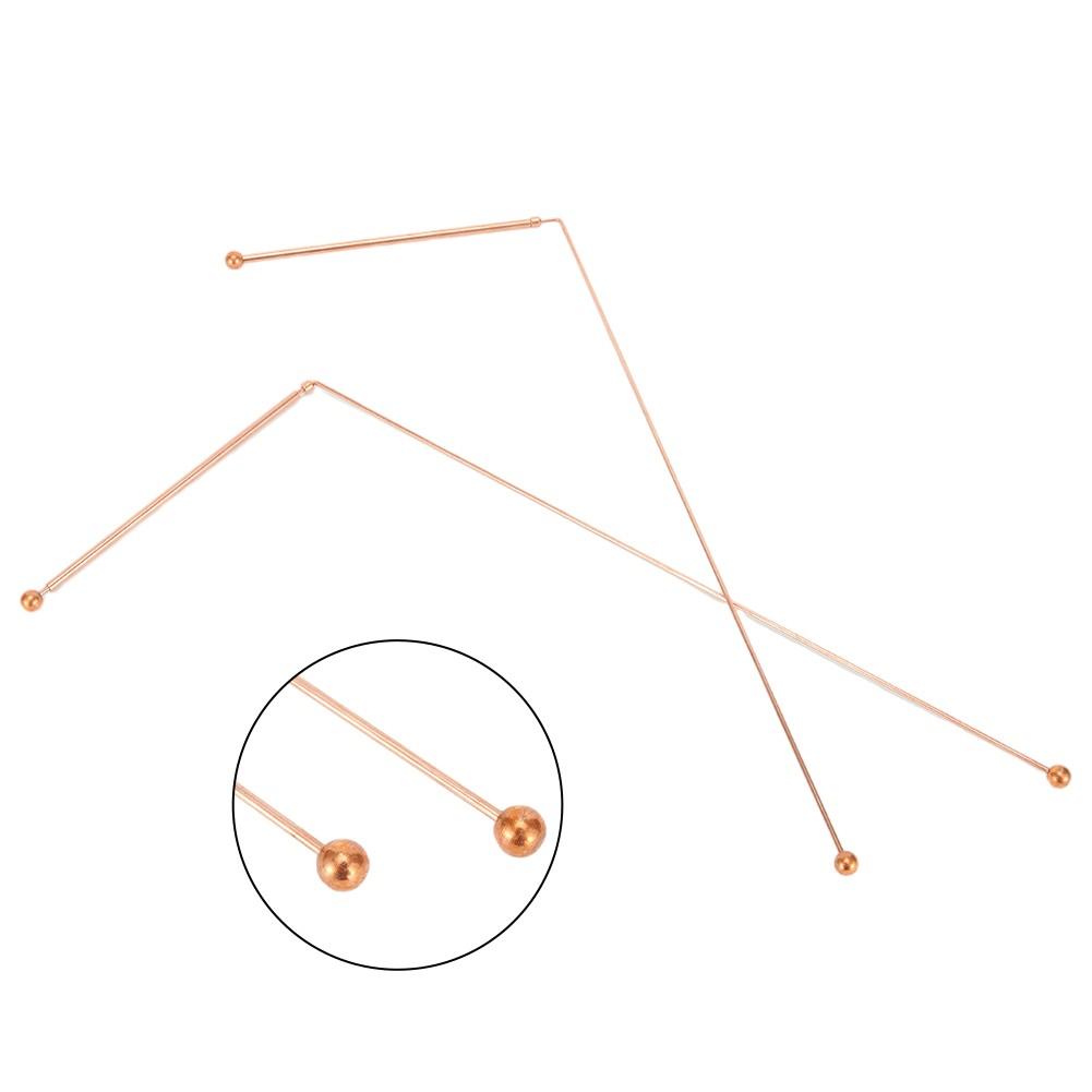 Effective For Water Search and Treasure Finding Tools 2PCS Copper Rods