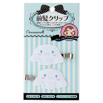 Sanrio Cinnamoroll Bangs 6 X 1 X 3 ABS Set of 2 Clips, Approx. Cm, Resin, N-1606-950181,