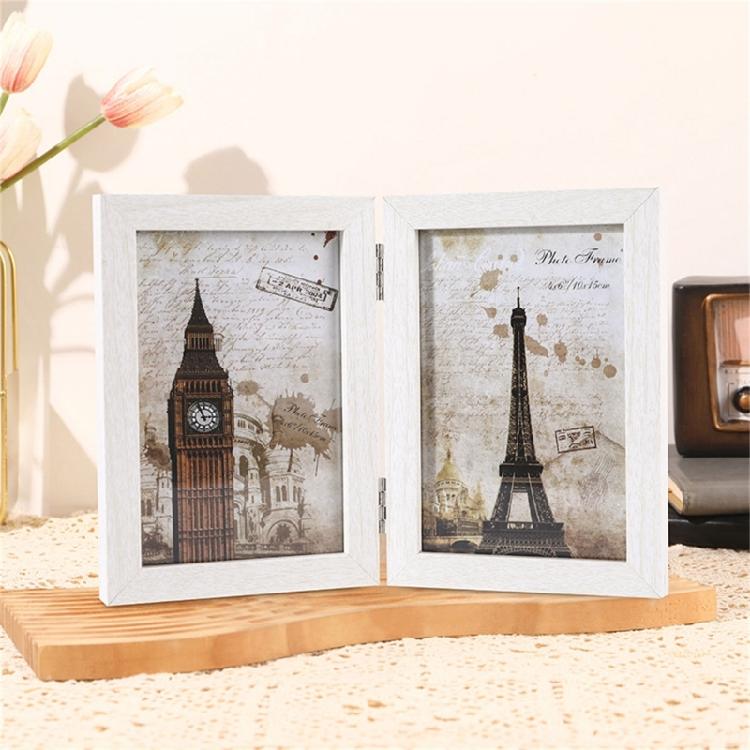 2/3 Picture Frame Collage Hinged Folding Photo Frame Home Decors for Desktop Wedding Birthday Gift for Women Mom